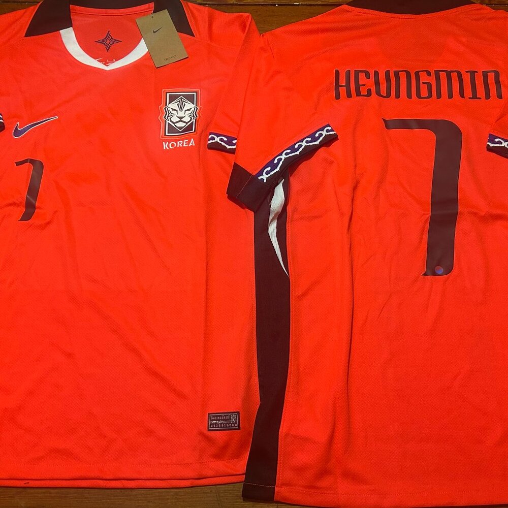 Nike SOUTH KOREA National Team HEUNG MIN SON Men's JERSEY Sz M,L,XL,2X TOTTENHAM